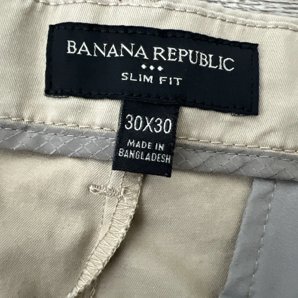 Banana Republic Core Temp Pant Slim Slight Taper Mens Actual 30x29